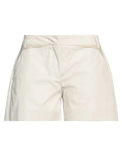 Costume National Woman Shorts & Bermuda Shorts Beige Size 4 Cotton