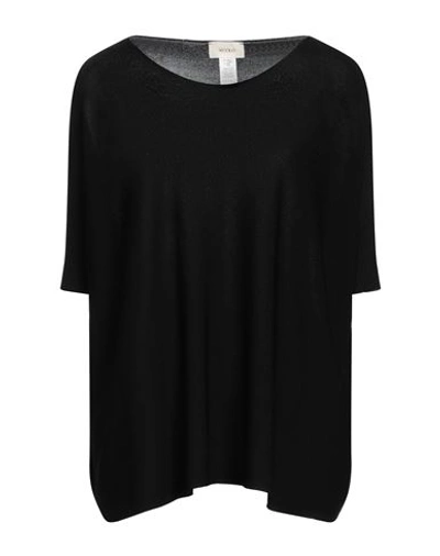 Vicolo Woman Sweater Black Size Onesize Viscose, Nylon