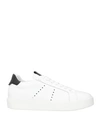 Rogal's Man Sneakers White Size 11 Soft Leather
