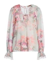 Twinset Woman Top Light Green Size 10 Polyester