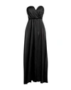 GAELLE PARIS GAËLLE PARIS WOMAN MAXI DRESS BLACK SIZE 8 POLYESTER