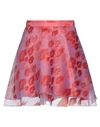 Elisabetta Franchi Woman Mini Skirt Purple Size 8 Polyester In Purple