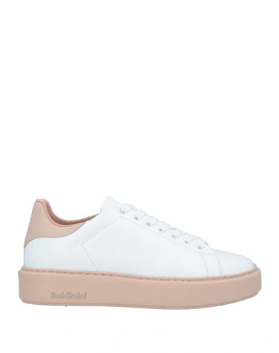 Baldinini Woman Sneakers White Size 11 Leather