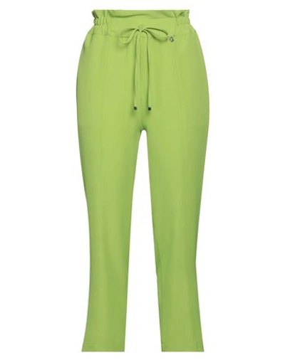 Le Sarte Del Sole Woman Pants Acid Green Size 4 Polyester, Elastane