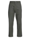 Closed Man Pants Military Green Size 36 Cotton In Green