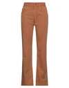 Missoni Woman Pants Camel Size 34w-34l Cotton In Beige