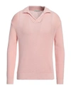 Filippo De Laurentiis Man Sweater Pink Size 40 Cotton In Pink