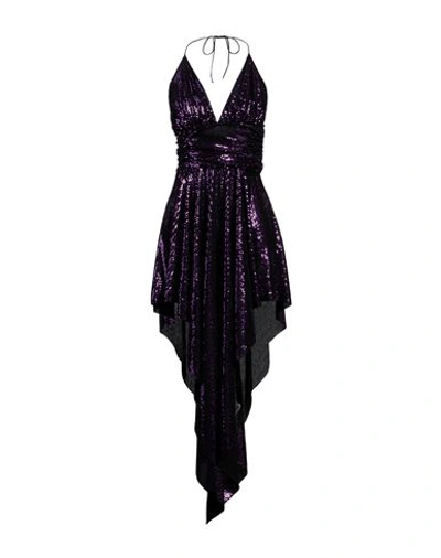 Alexandre Vauthier Woman Mini Dress Mauve Size 4 Polyamide, Polyester, Elastane In Purple