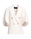 Fabiana Filippi Woman Blazer Light Pink Size 10 Linen, Silk In Pink