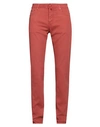Jacob Cohёn Man Pants Brick Size 35 Cotton, Lyocell, Elastane, Polyester In Red