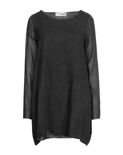 Un-namable Woman Top Steel Grey Size 6 Cotton