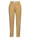 Manila Grace Woman Pants Camel Size 10 Viscose, Polyester In Beige