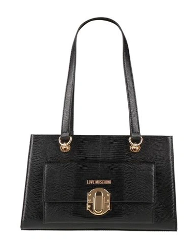 Love Moschino Woman Handbag Black Size - Recycled Polyurethane