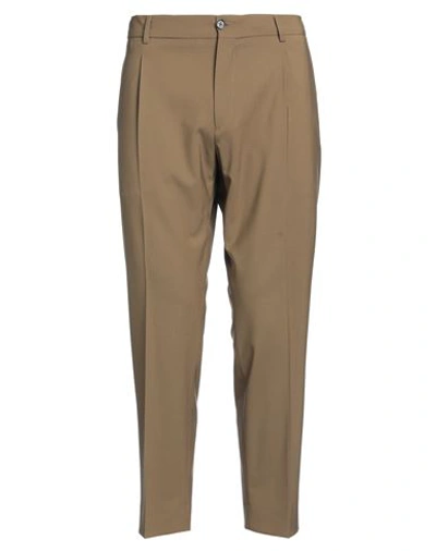 Be Able Man Pants Khaki Size 34 Virgin Wool, Elastane In Beige