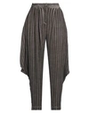 Un-namable Woman Pants Charcoal Size 8 Viscose, Silk In Grey