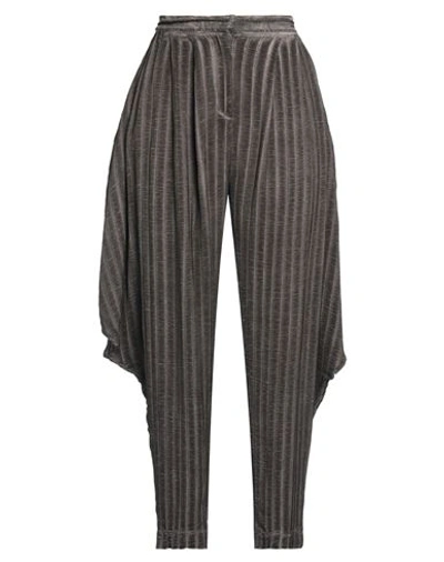 Un-namable Woman Pants Charcoal Size 8 Viscose, Silk In Grey