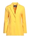 Boutique Moschino Woman Blazer Orange Size 10 Polyester