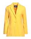 Boutique Moschino Woman Blazer Orange Size 10 Polyester In Orange