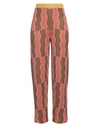 Même Road Woman Pants Mustard Size L Viscose, Metallic Polyester, Polyamide, Polyester In Yellow