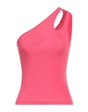 Jjxx By Jack & Jones Woman Top Magenta Size L Lyocell, Cotton, Elastane
