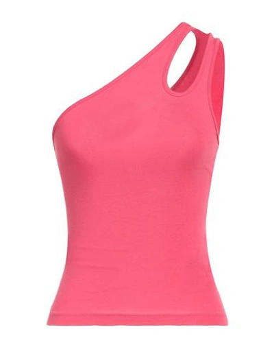Jjxx By Jack & Jones Woman Top Magenta Size L Lyocell, Cotton, Elastane In Magenta
