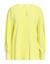 RIANI RIANI WOMAN TOP ACID GREEN SIZE 10 ACETATE, SILK