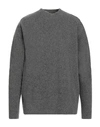 Oamc Man Sweater Grey Size L Wool In Grey