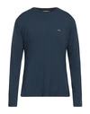 Officina 36 Man T-shirt Midnight Blue Size Xxl Cotton