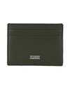 Closed Man Document Holder Military Green Size - Soft Leather