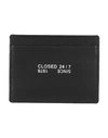 Closed Man Document Holder Black Size - Soft Leather