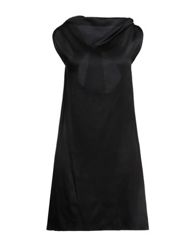 Mm6 Maison Margiela Woman Mini Dress Black Size 6 Viscose