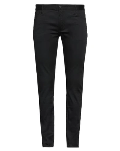Armani Exchange Man Pants Black Size 38 Cotton, Polyester, Elastane