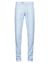 Verdera Man Pants Sky Blue Size 36 Cotton, Polyester, Elastane