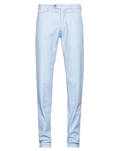 Verdera Man Pants Sky Blue Size 36 Cotton, Polyester, Elastane