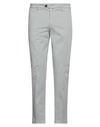 Baronio Man Pants Light Grey Size 34 Cotton, Elastane