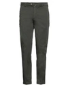 Baronio Man Pants Military Green Size 39 Cotton, Elastane
