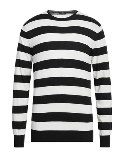 Hōsio Man Sweater Black Size Xl Cotton