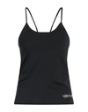OUR LEGACY OUR LEGACY WOMAN TANK TOP BLACK SIZE 10 POLYESTER, ELASTANE