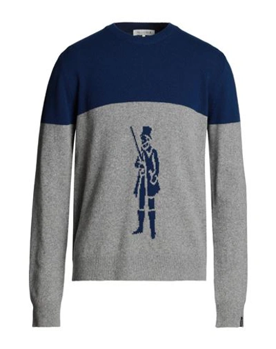 Mackintosh Man Sweater Grey Size Xl Merino Wool