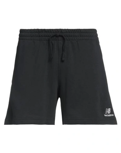 New Balance Man Shorts & Bermuda Shorts Black Size 4 Cotton, Polyester