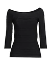 Liviana Conti Woman Sweater Black Size 8 Viscose, Polyamide