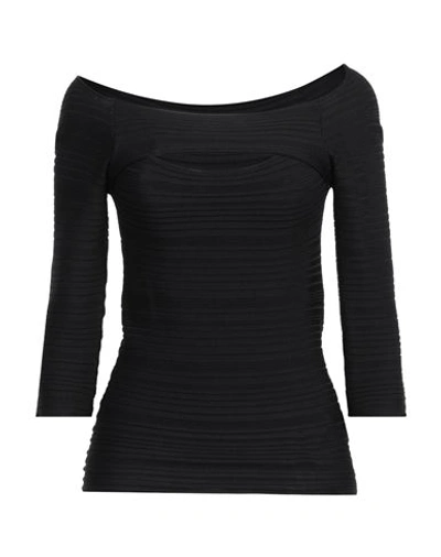 Liviana Conti Woman Sweater Black Size 8 Viscose, Polyamide