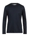 Paolo Pecora Man T-shirt Midnight Blue Size L Cotton