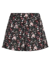 Rabanne Woman Shorts & Bermuda Shorts Black Size 4 Polyester