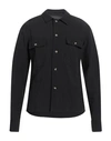 Beaucoup .., Man Shirt Black Size M Viscose, Linen