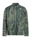Oamc Re:work Man Jacket Dark Green Size S Polyester In Green