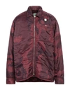 Oamc Re:work Man Jacket Burgundy Size S Polyester In Red