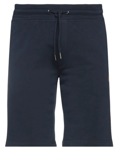 Waltbay® Waltbay Man Shorts & Bermuda Shorts Navy Blue Size Xl Organic Cotton, Recycled Polyester