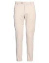 BE ABLE BE ABLE MAN PANTS BEIGE SIZE 36 POLYESTER, VISCOSE, ELASTANE