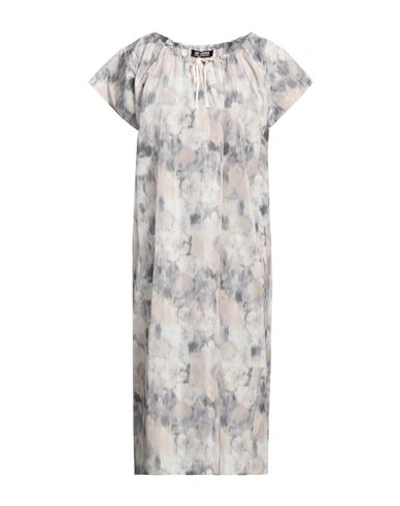Raf Simons Woman Midi Dress Beige Size Xs Polyester, Viscose